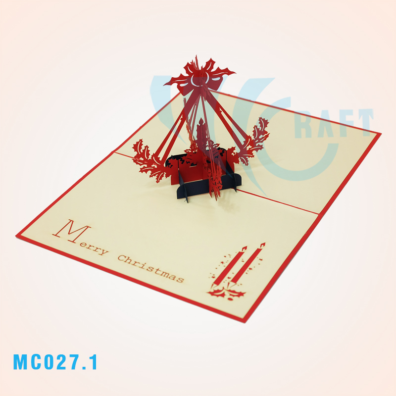 Noel Candles 2 Pop Up Card