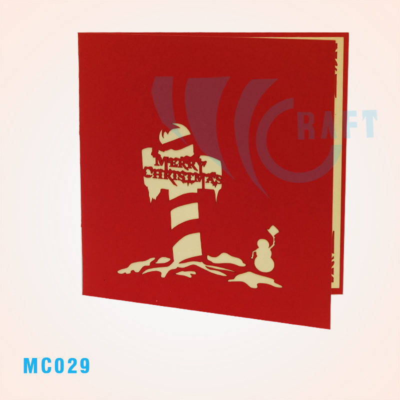 Penguin And Snowman Pop Up Card