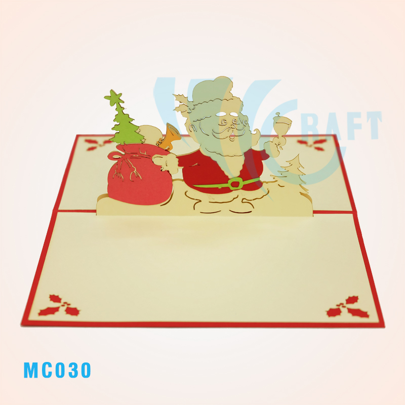 Santa Claus 4 Pop Up Card