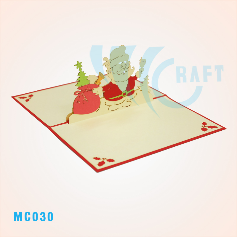 Santa Claus 4 Pop Up Card