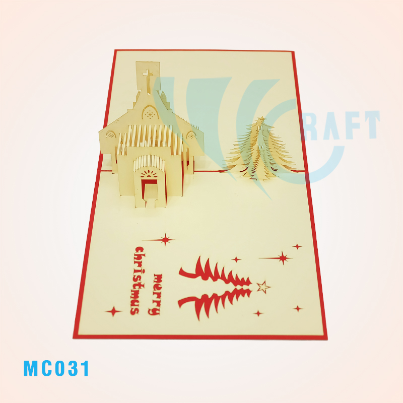 Merry Christmas Pop Up Card