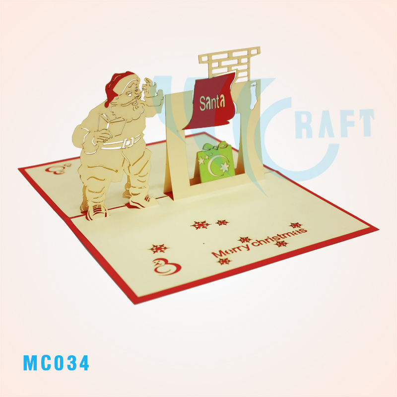 Santa Claus Pop Up Card
