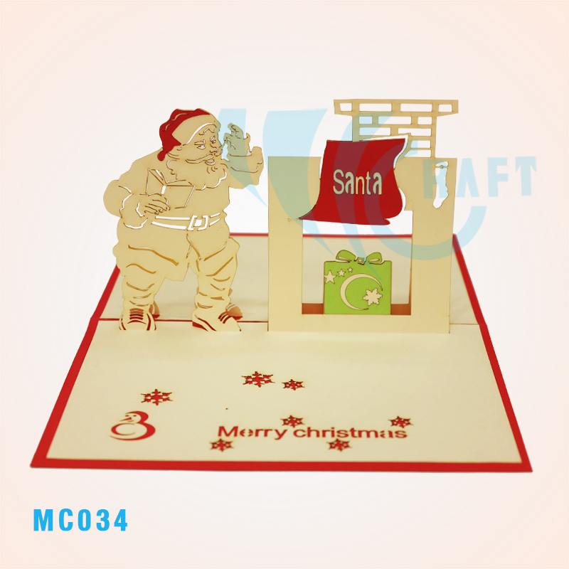 Santa Claus Pop Up Card