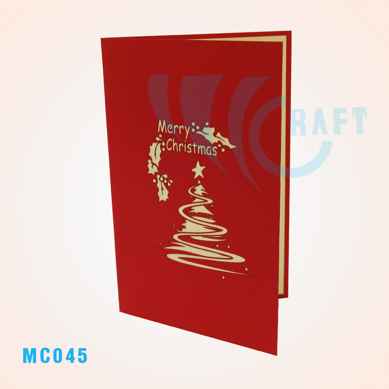 Christmas Tree 90 Pop Up Card