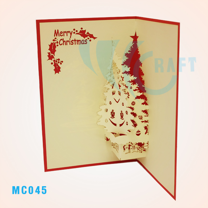 Christmas Tree 90 Pop Up Card