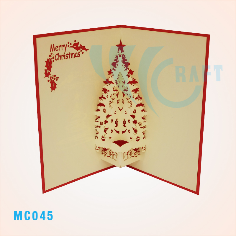 Christmas Tree 90 Pop Up Card