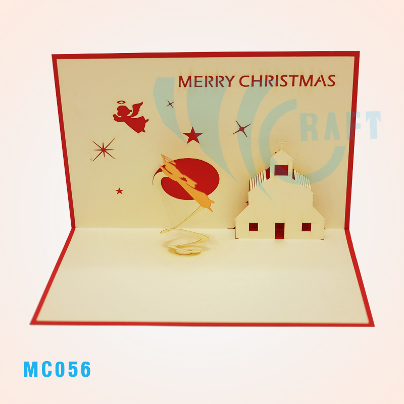 Angel House Pop Up Card