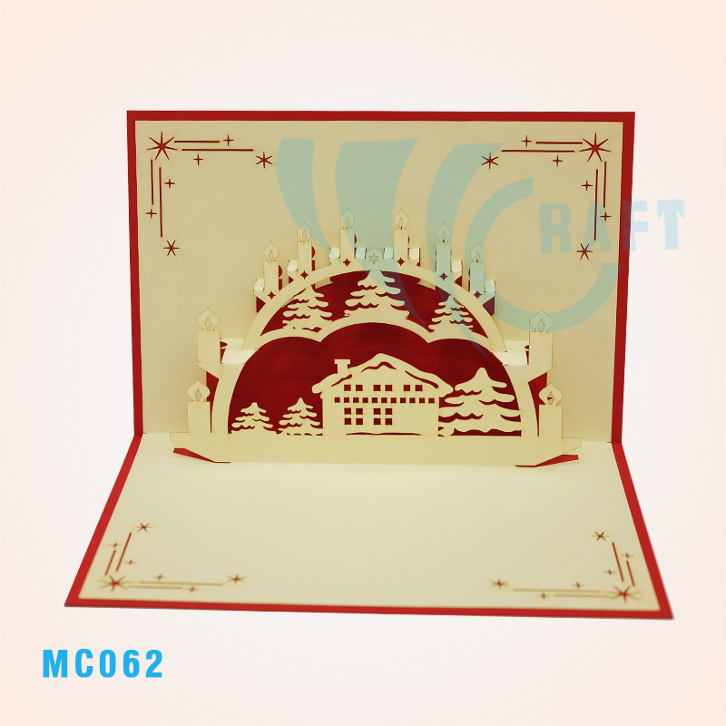 House Of Snow Pop Up Card