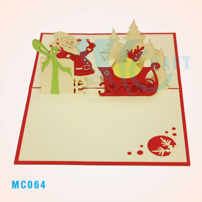 Santa Likes Pop Up Card