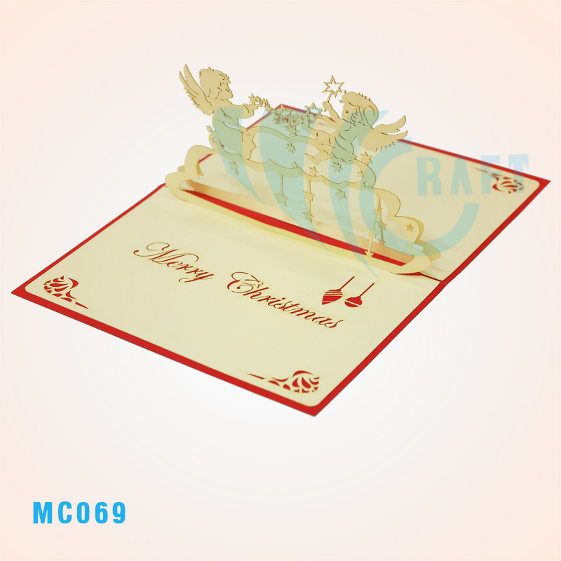 Angel Star Noel Pop Up Card