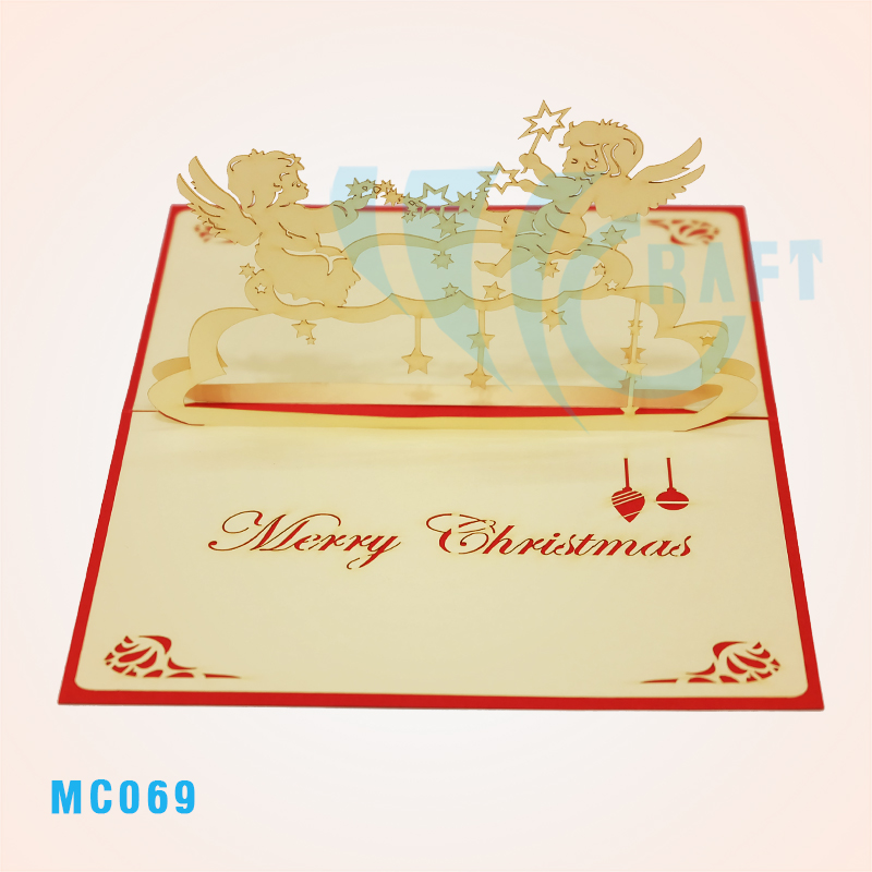 Angel Star Noel Pop Up Card