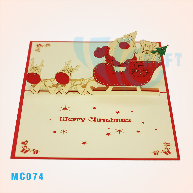 Santa Claus 2014 Pop Up Card