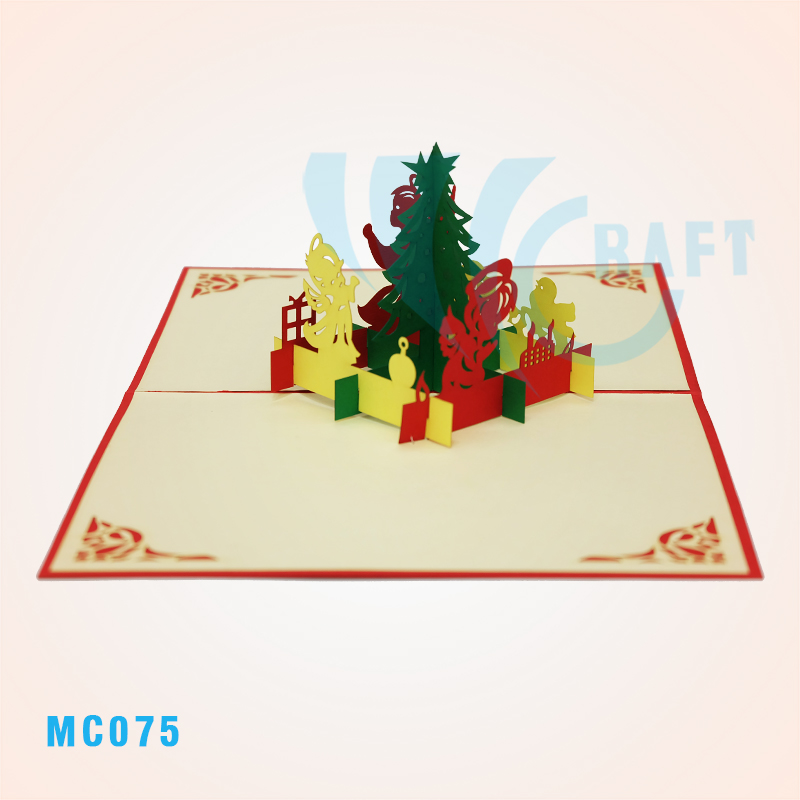 Tree And Angel Pop Up Card