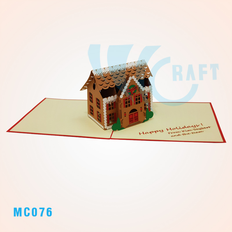 Ginger House Pop Up Card