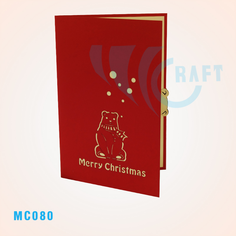 NOEL POLAR POP UP CARD