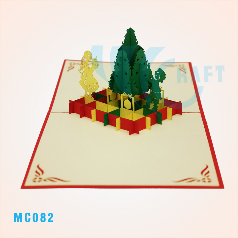 DECORAT NOEL TREE POP UP CARD