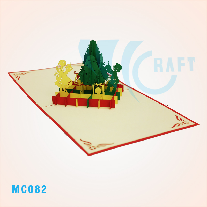 DECORAT NOEL TREE POP UP CARD