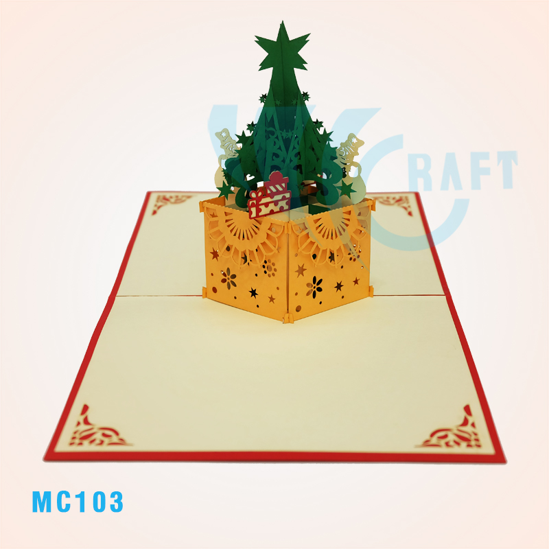 NOEL TREE POP UP CARD