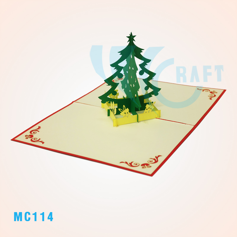 NOEL TREE POP UP CARD