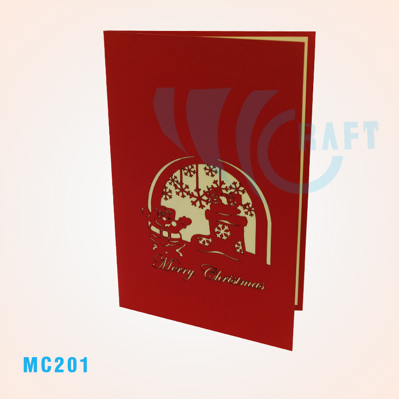 Noel Socks Pop Up Card