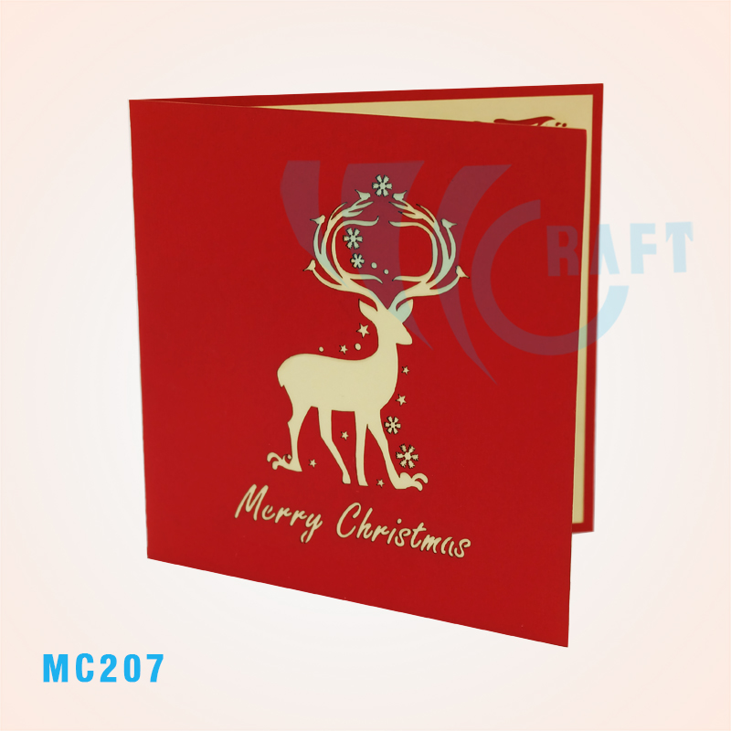 MC207 -RAINDEER & TREE
