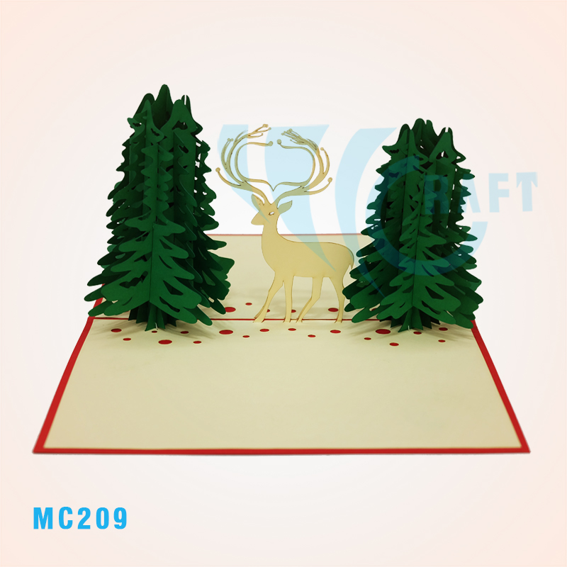 MC209 - 2 NOEL TREE & REINDEER