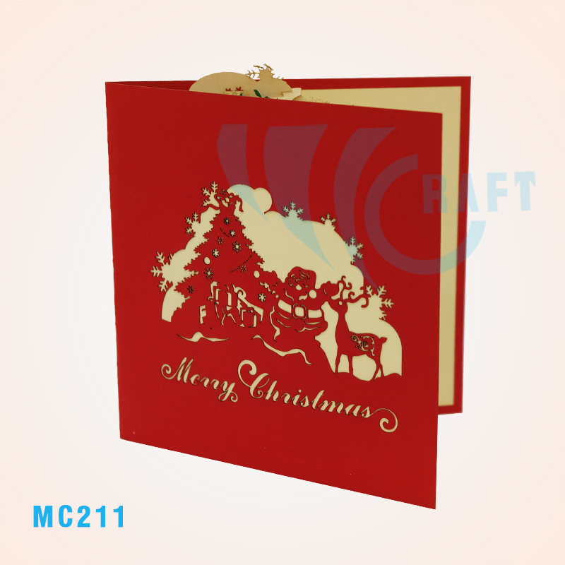 Reindeer 2 Pop Up Card