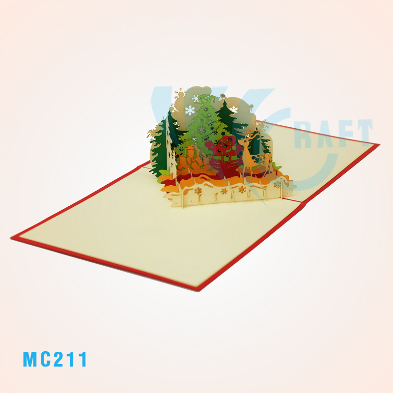 Reindeer 2 Pop Up Card