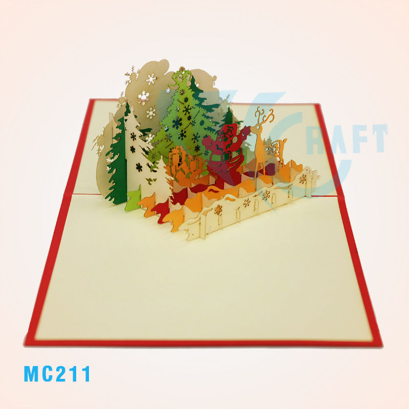 Reindeer 2 Pop Up Card