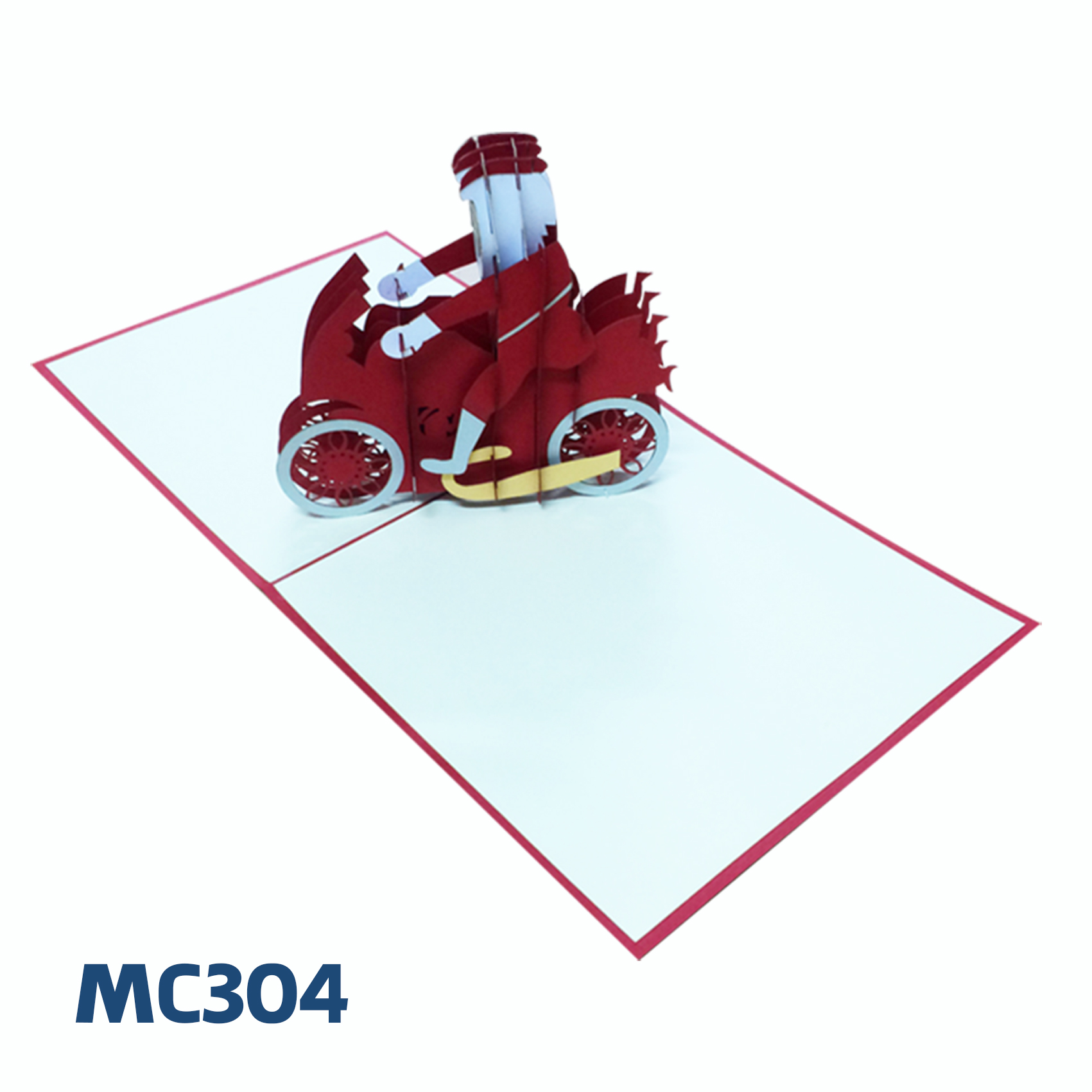 SANTA CLAUS POP UP CARD