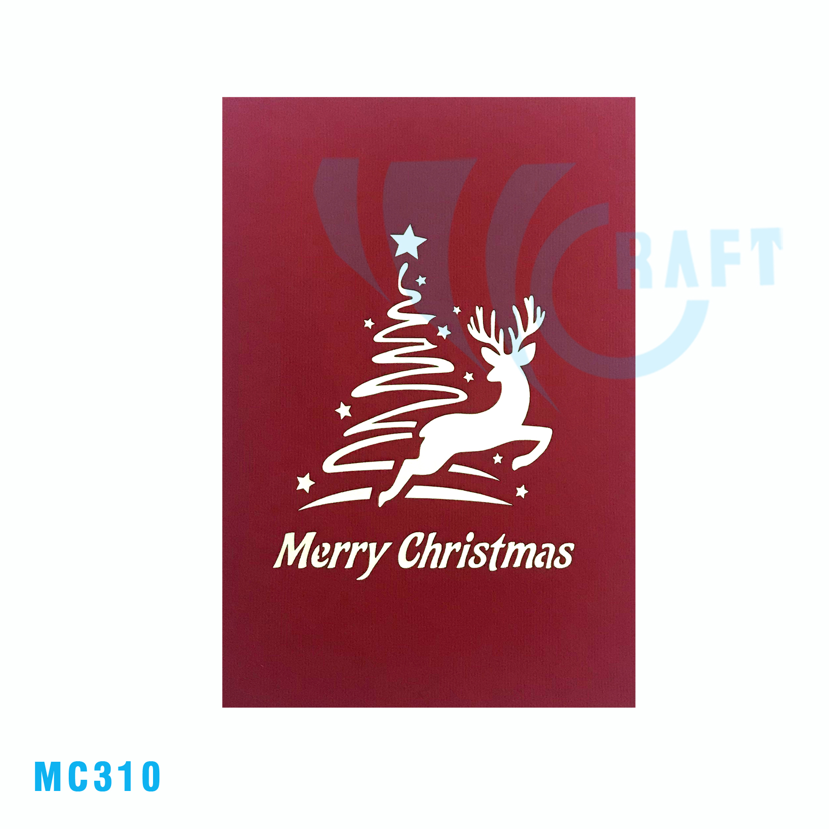Snowman & Reindeer Pop Up Card