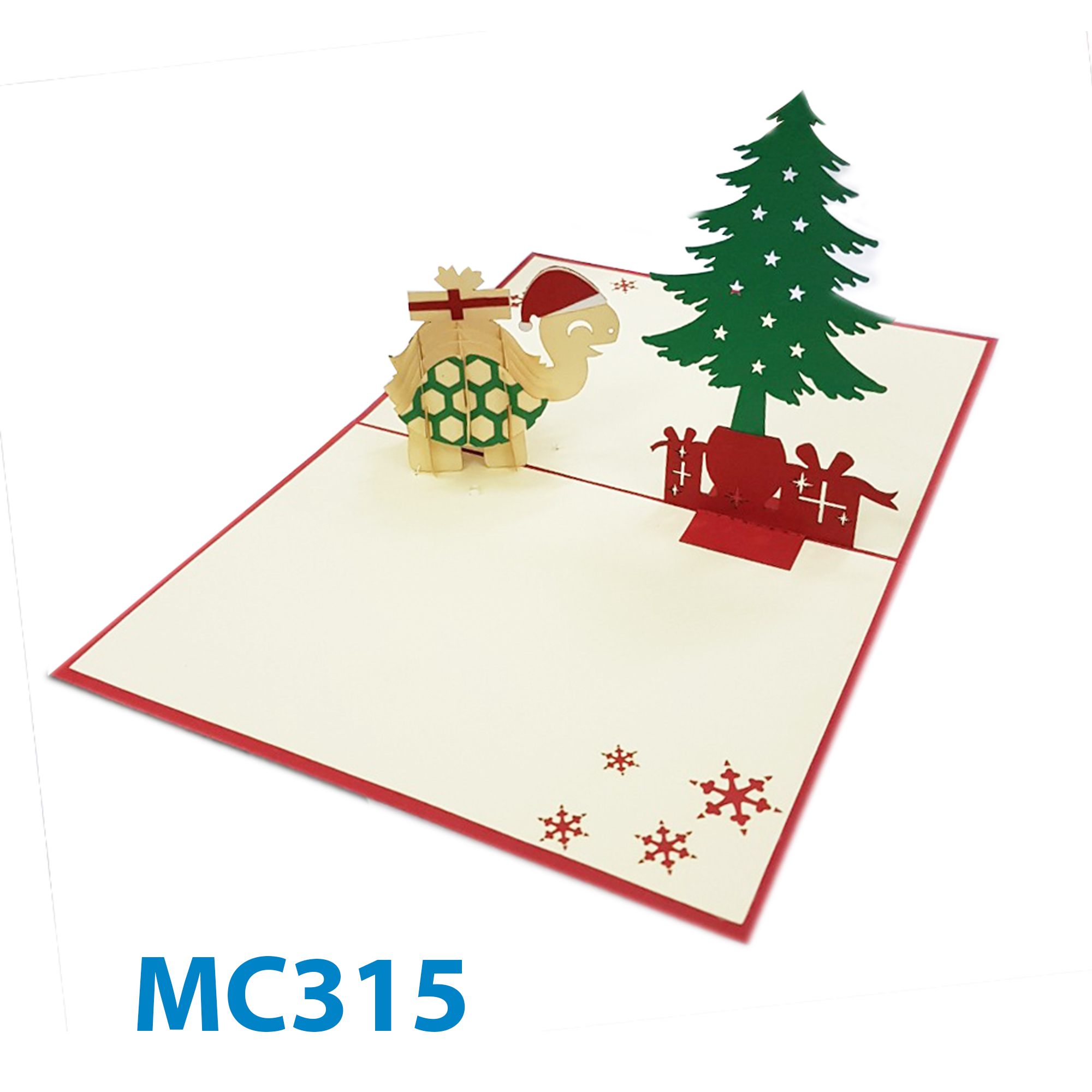 Turtle Noel Pop Up Card