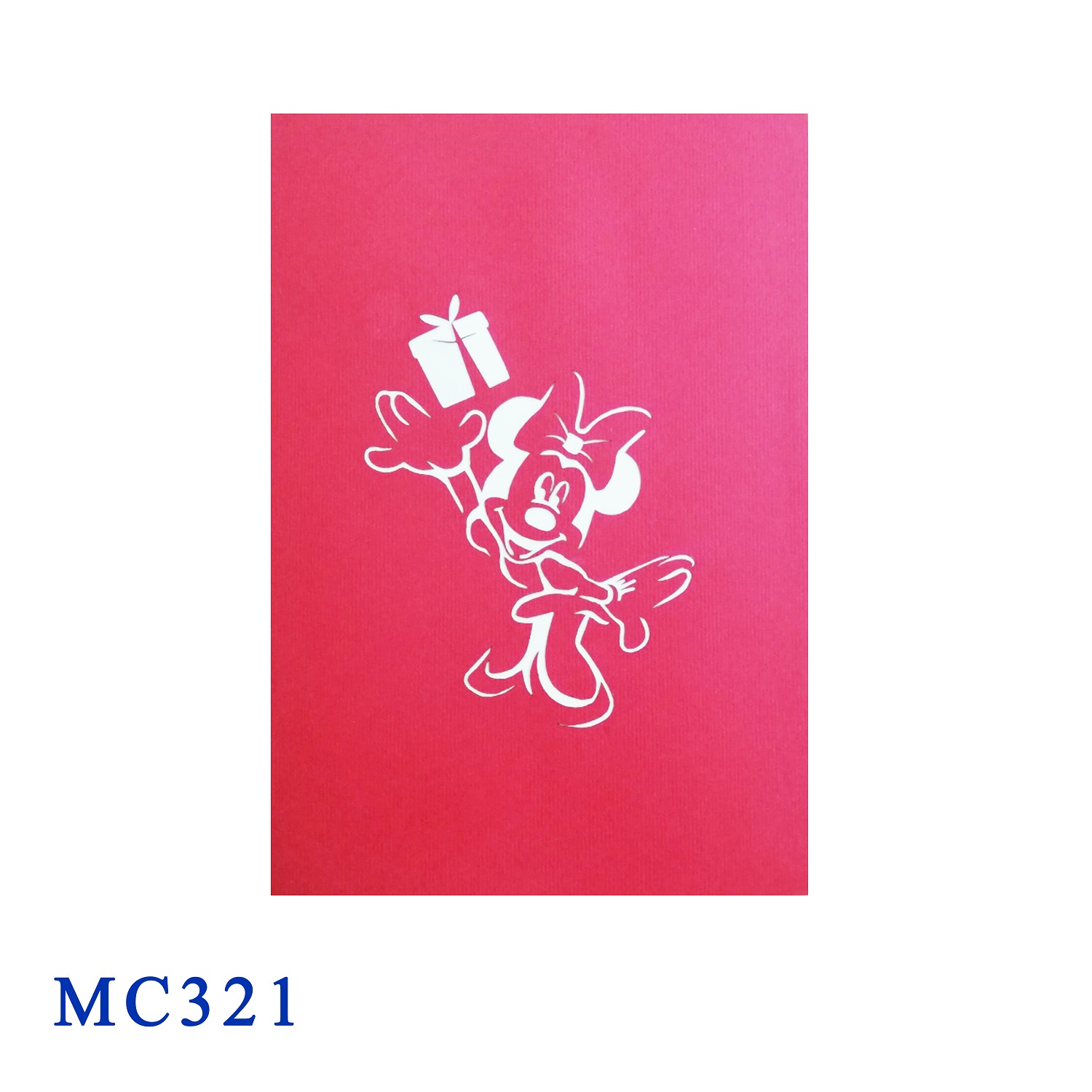 Minnie Mouse Pop Up Card