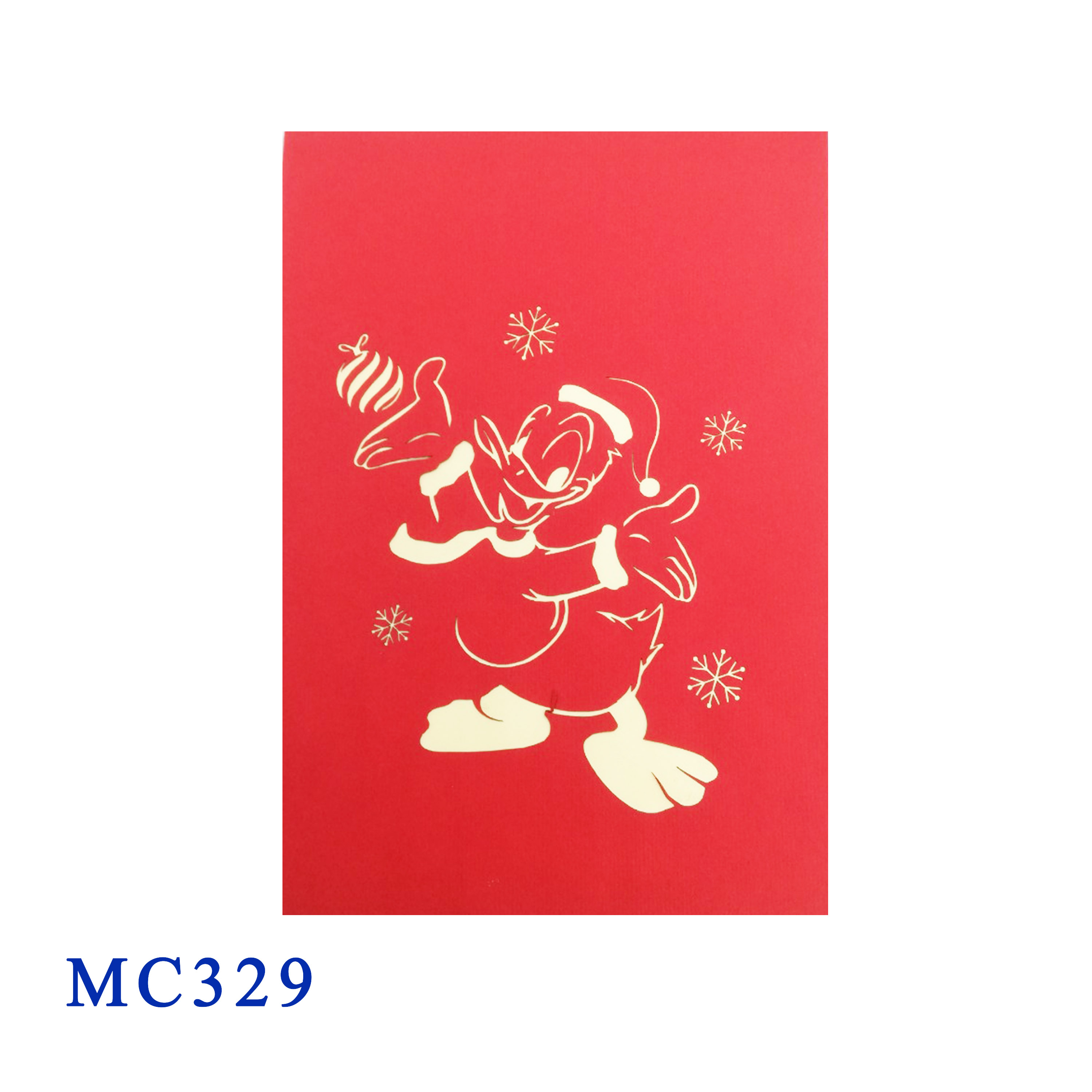 Christmas Donald Pop Up Card
