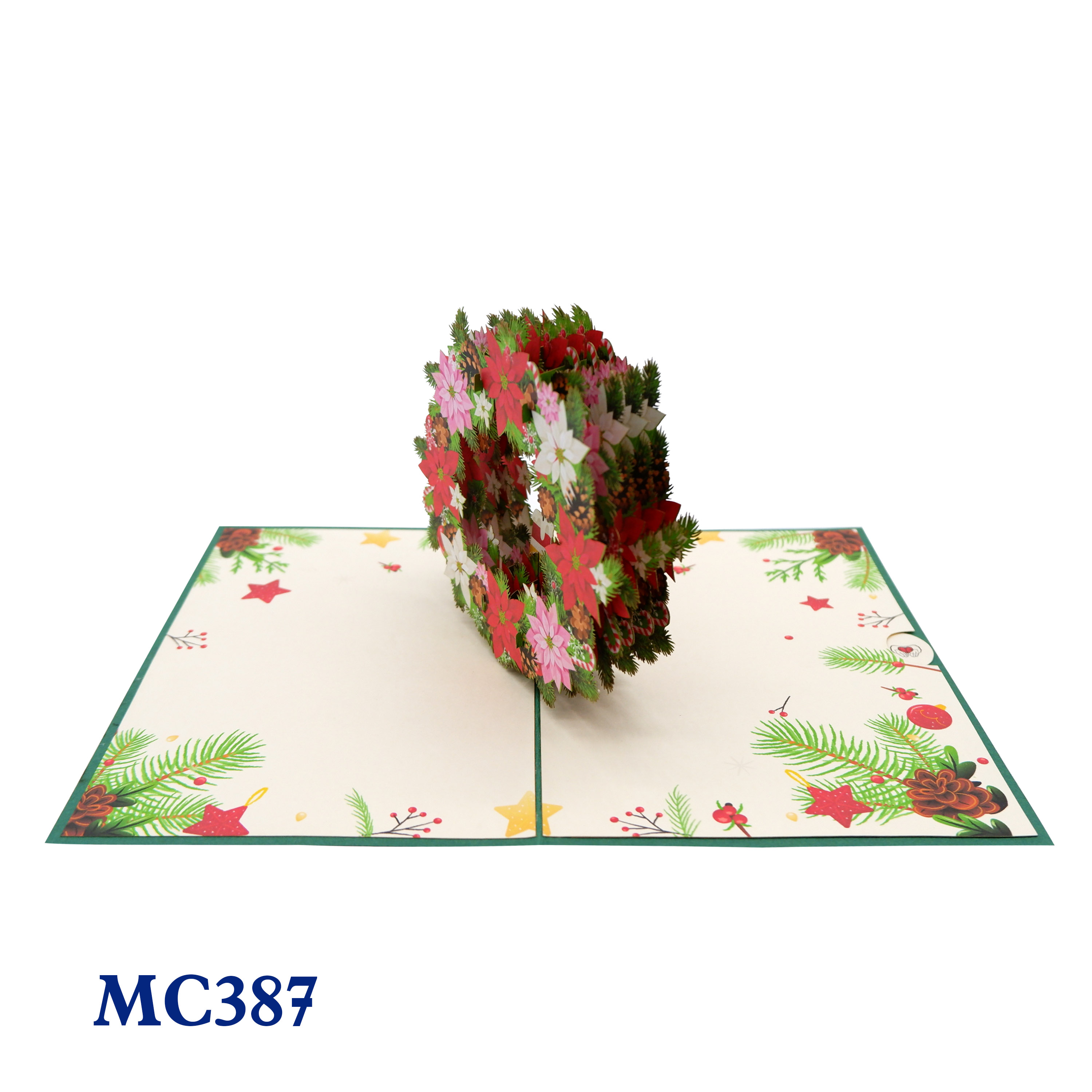 Christmas Wreath Pop Up Card