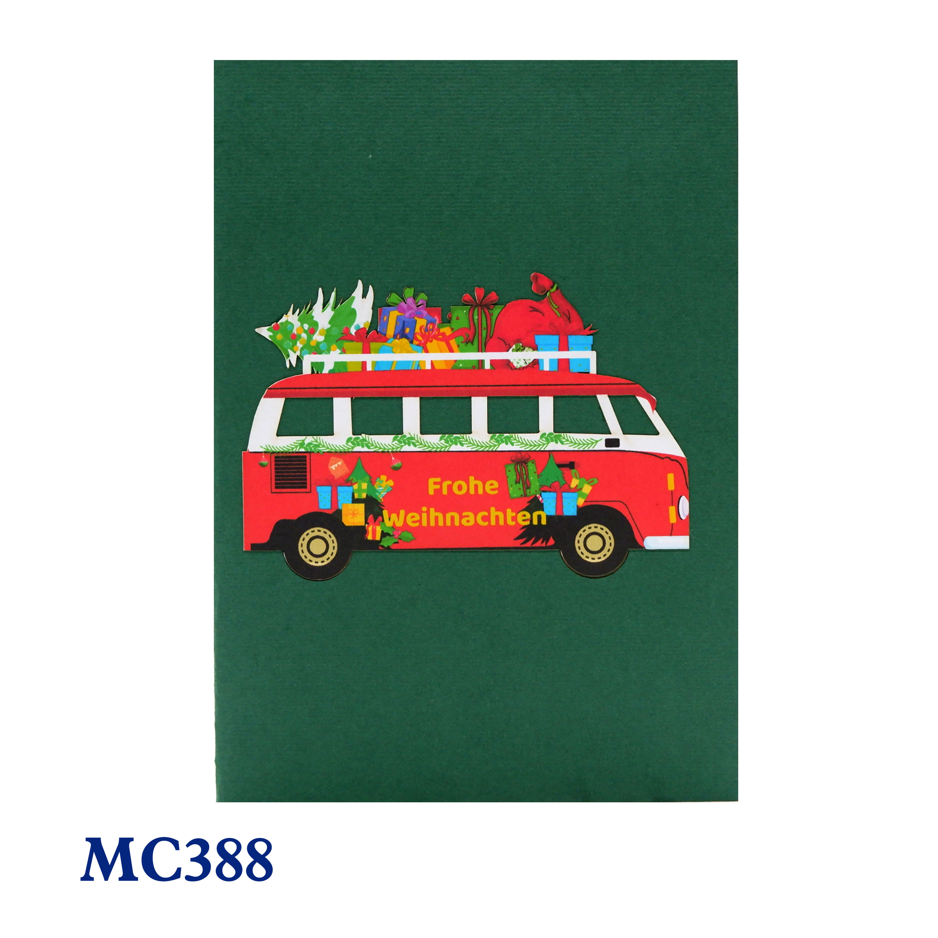 Noel Bus Pop Up Card