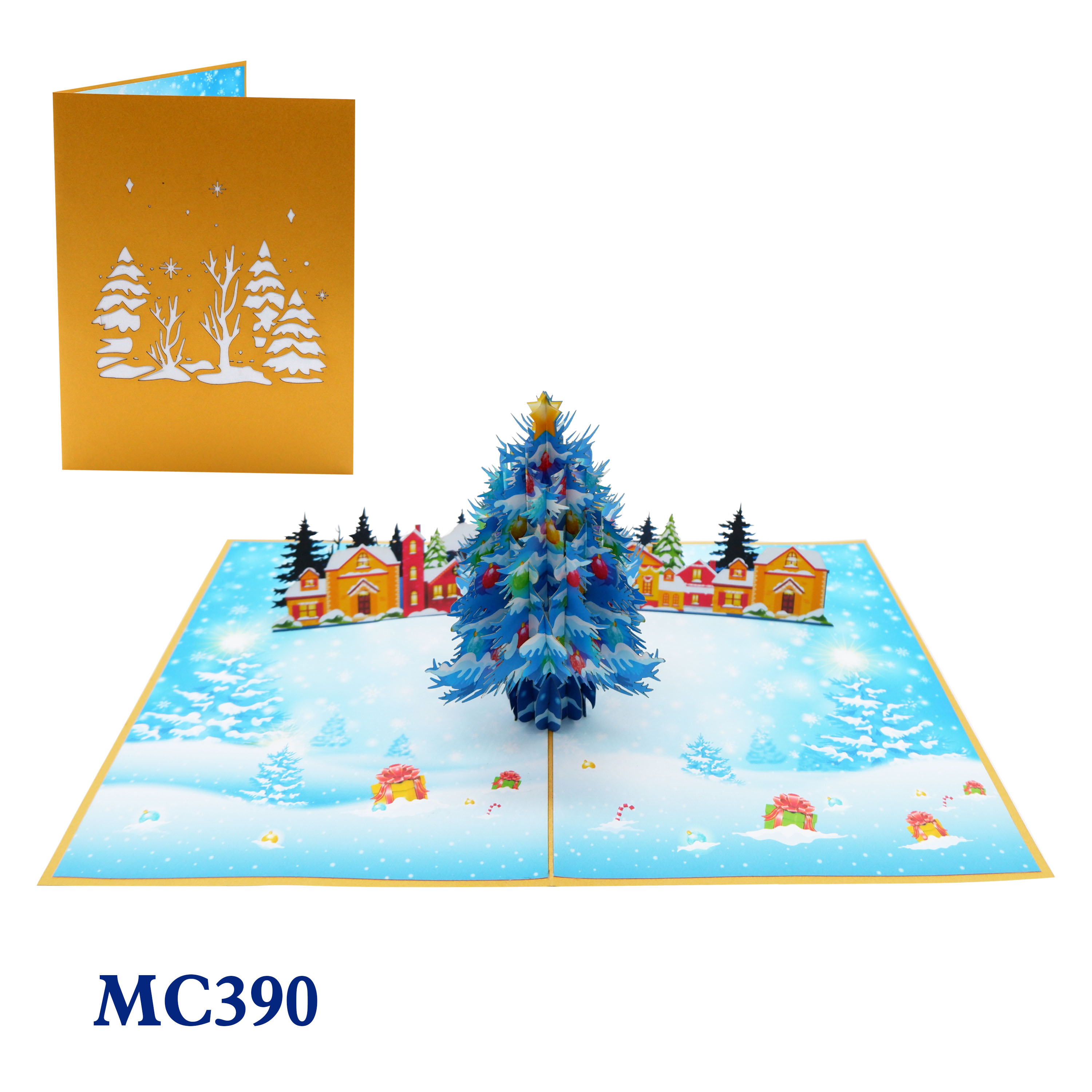 Giant Noel Tree Pop Up Card