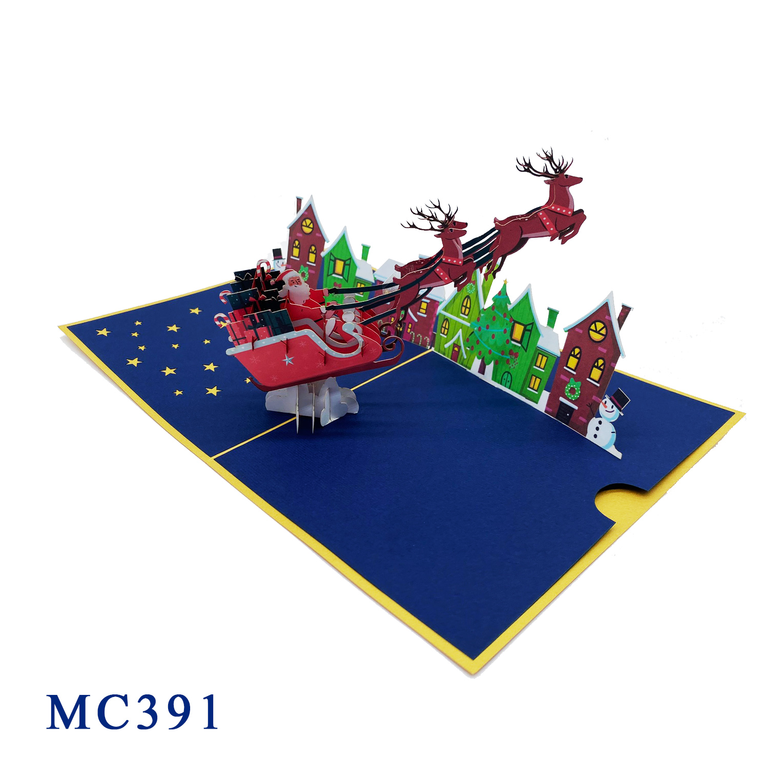 Santa Clause 3D Pop Up Greeting Card