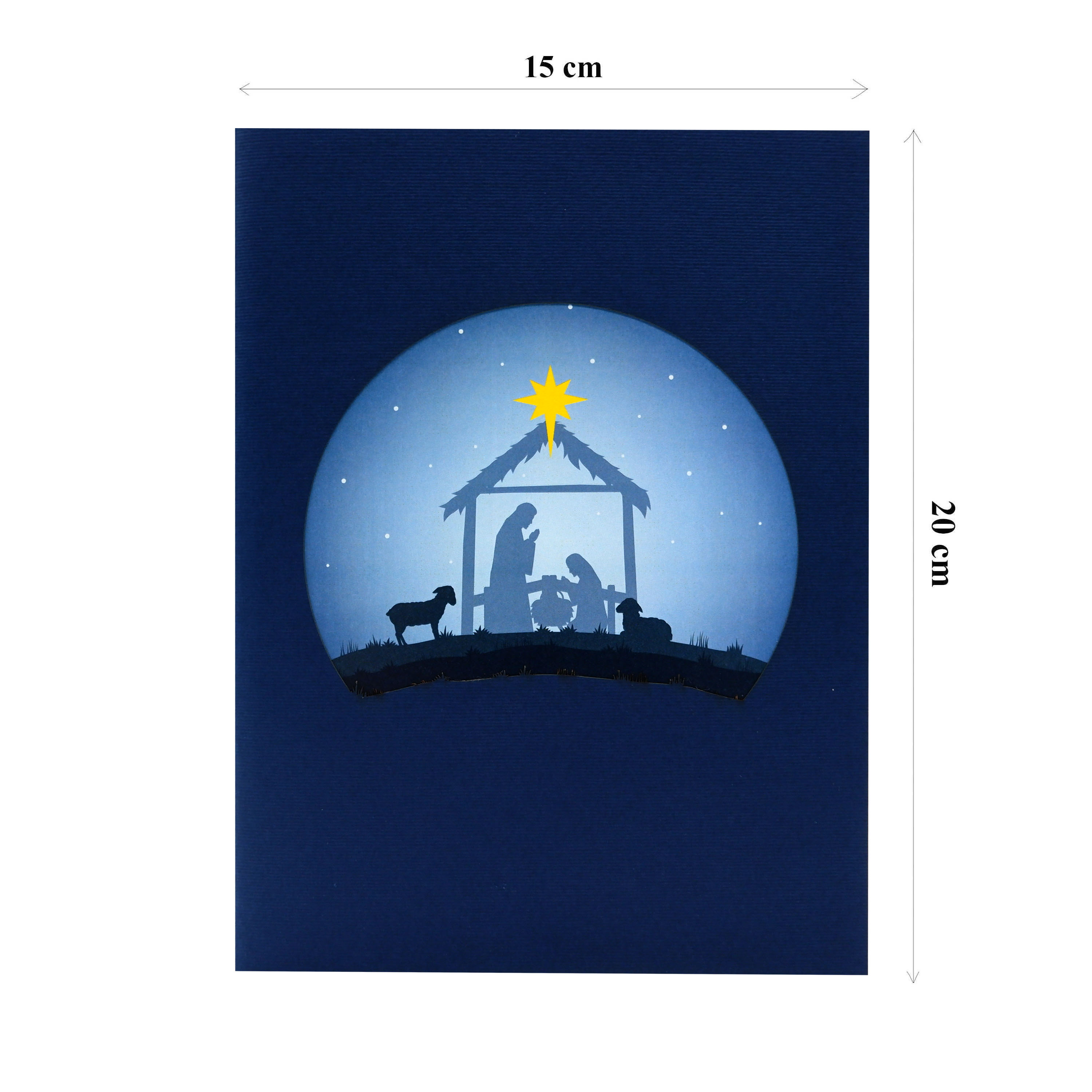 Noel Tree Nativity Pop Up Card