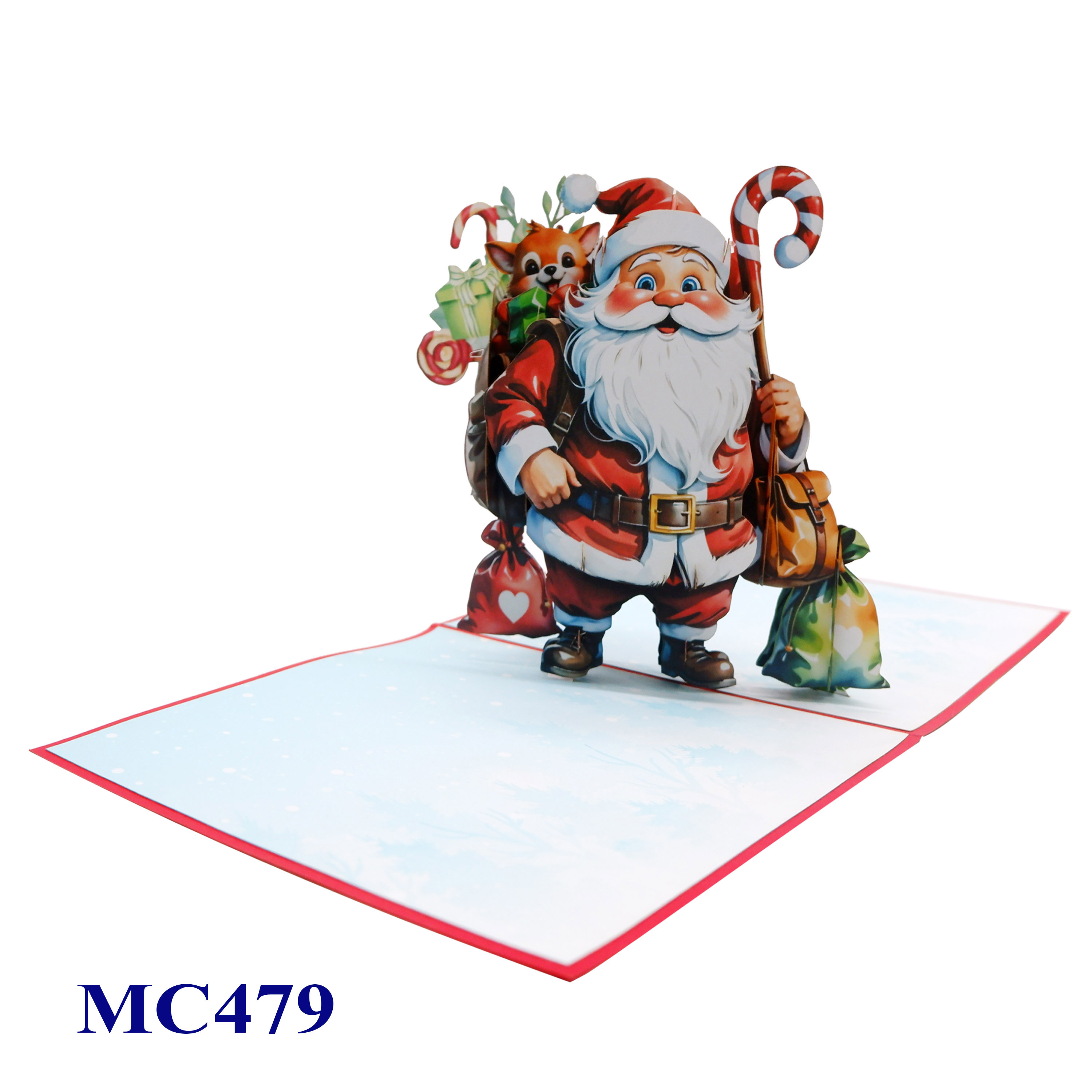 Santa Claus Christmas Pop-Up Card – A Festive 3D Surprise
