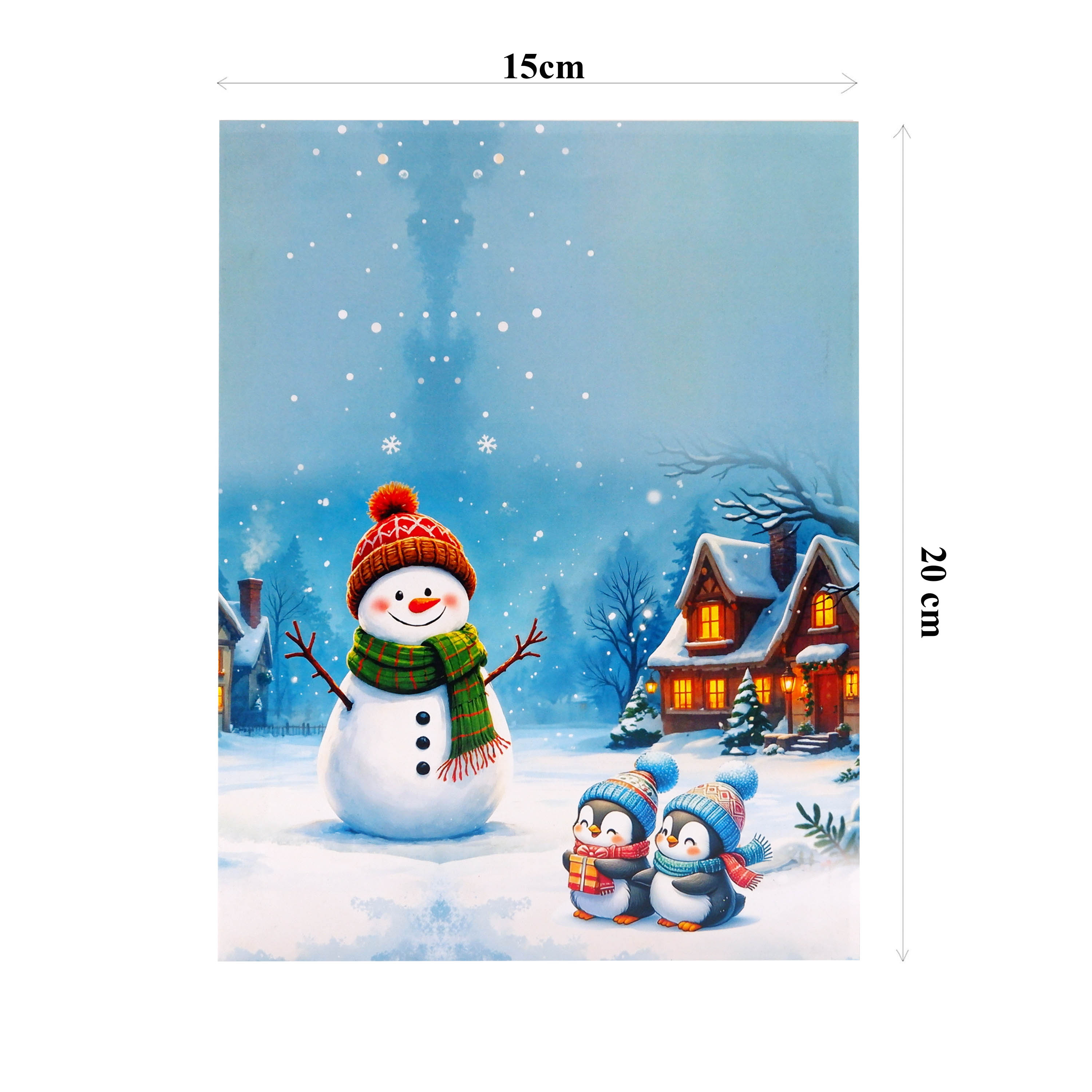 Christmas Snowman Pop Up Card