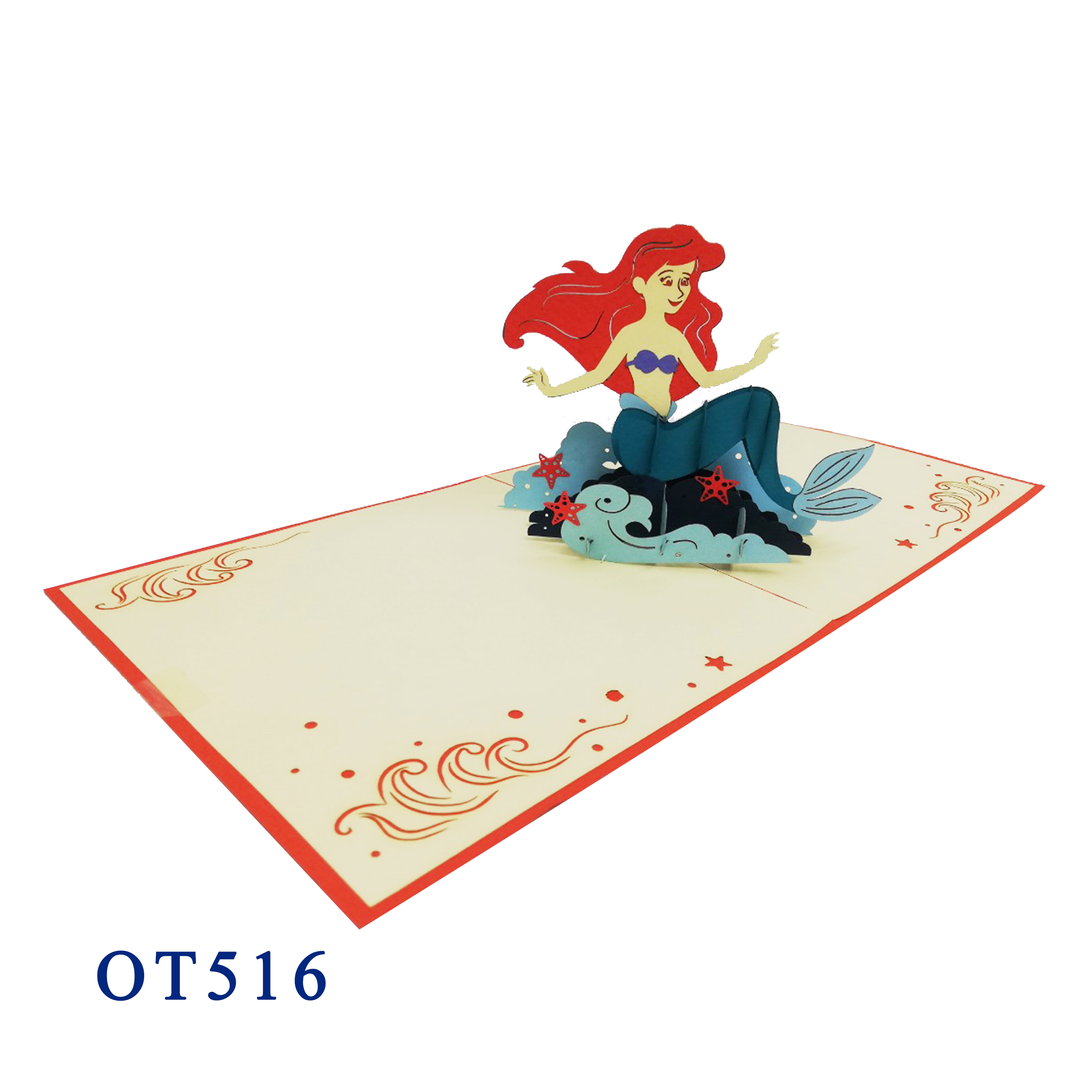 The Little Mermaid Pop Up Card