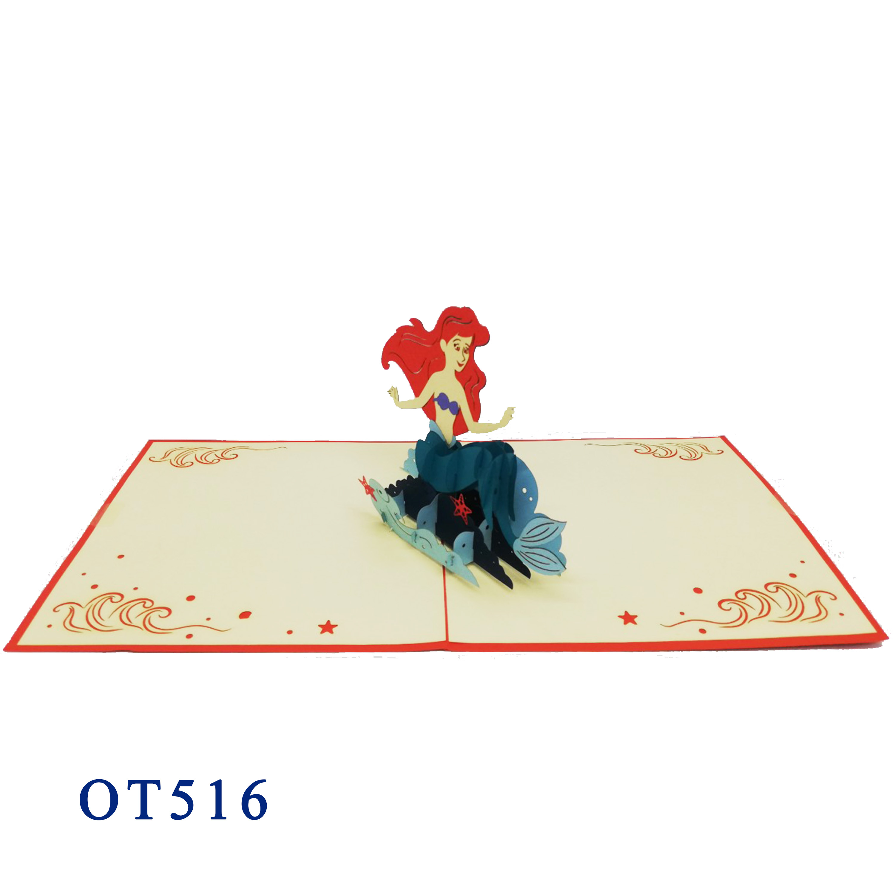 The Little Mermaid Pop Up Card