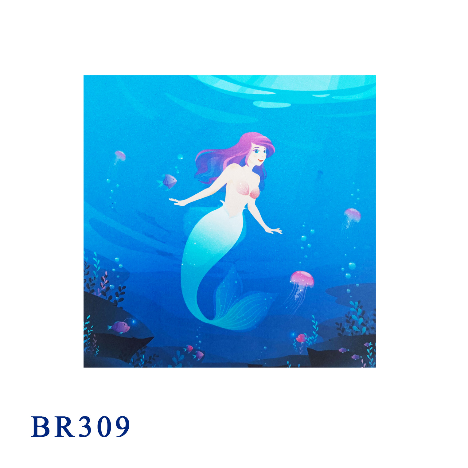 Mermaid's Tail Pop Up Card