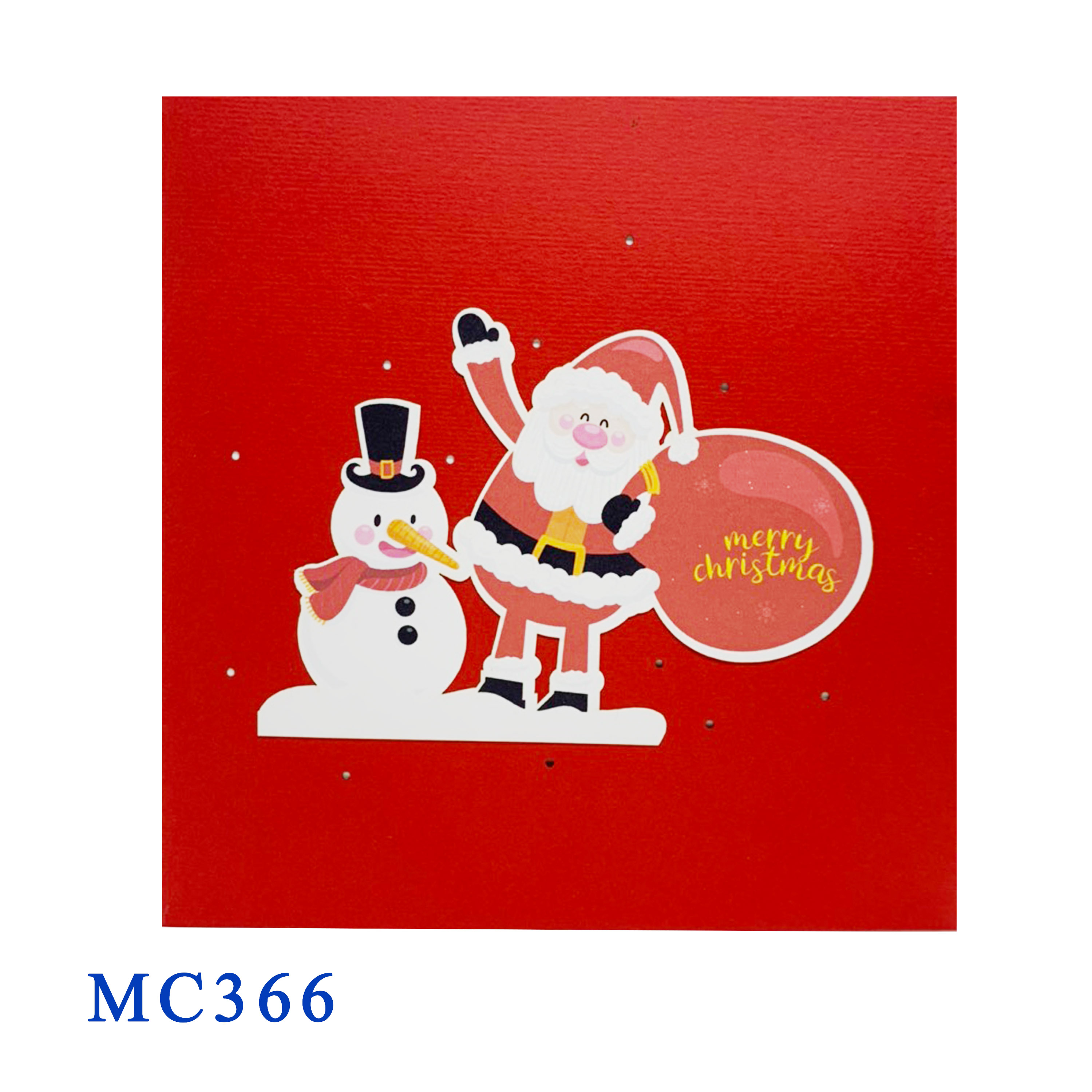 Merry Christmas Pop Up Card