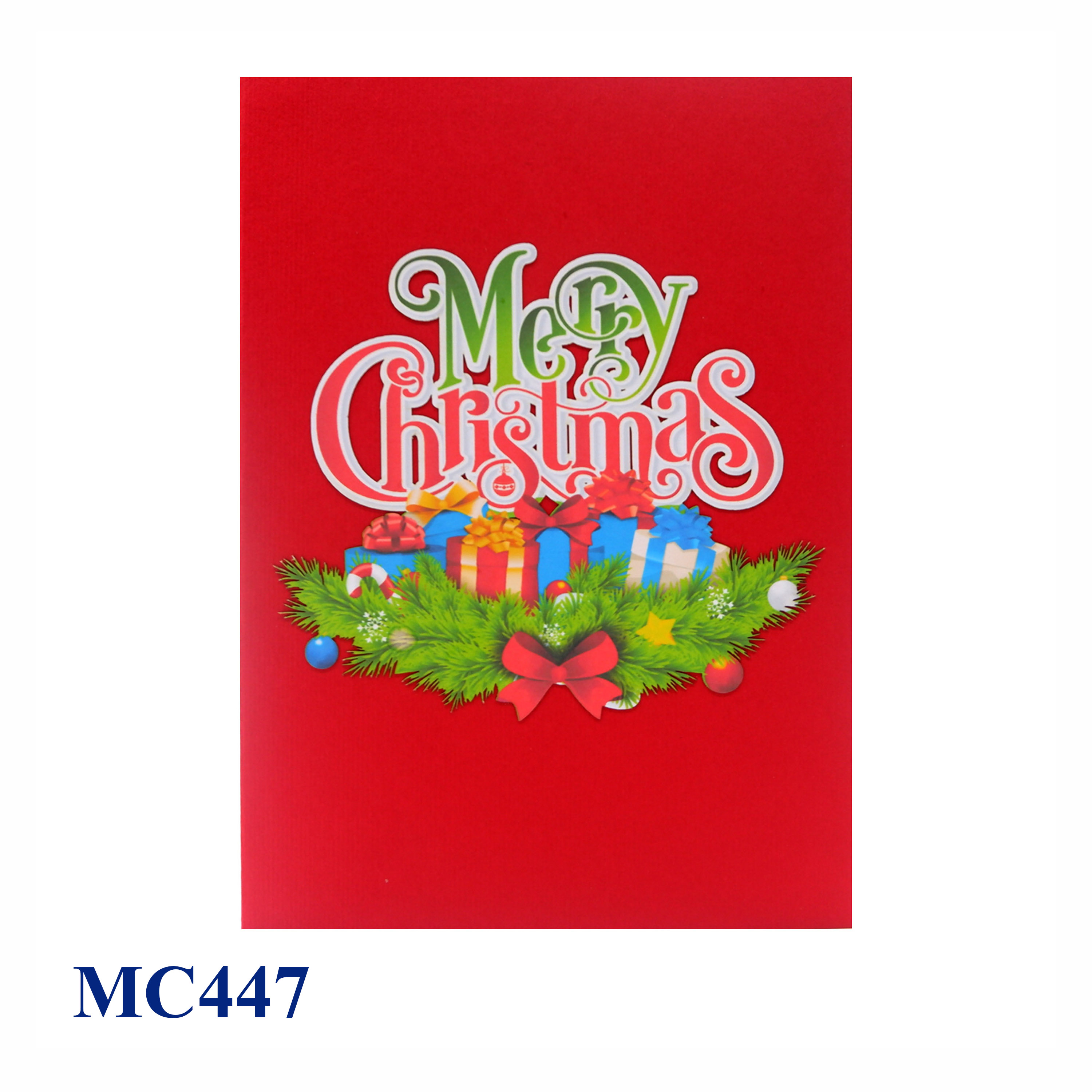 Merry Christmas Pop Up Card
