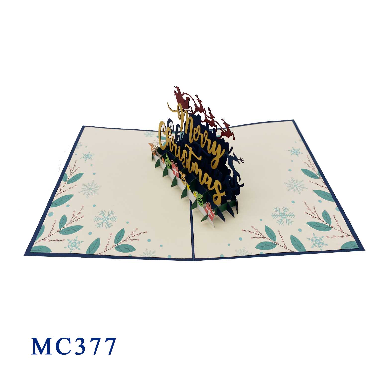 Merry Christmas Pop Up Card