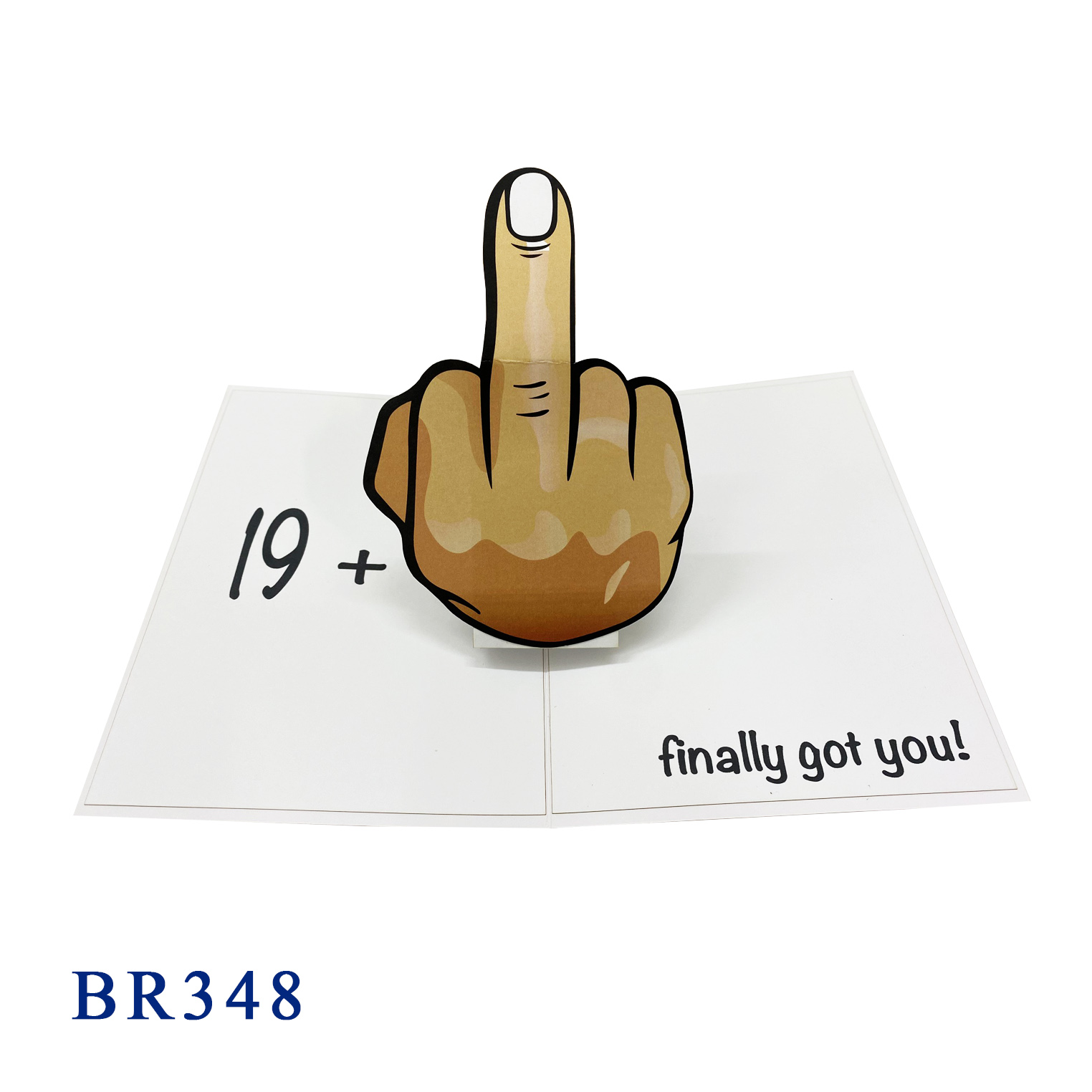 Middle Finger Birthday Pop Up Card