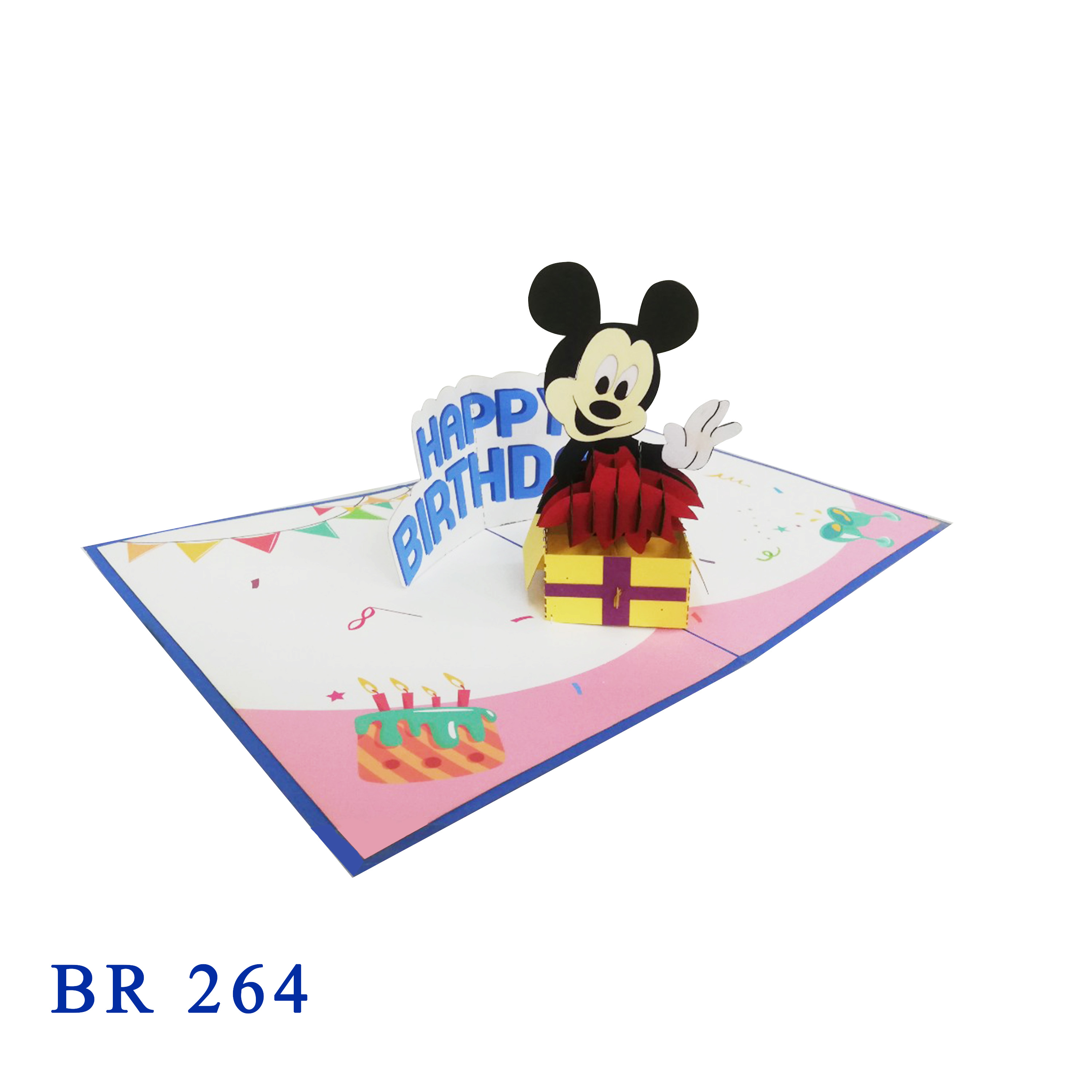 Happy Birthday Minnie Mouse Pop Up Card