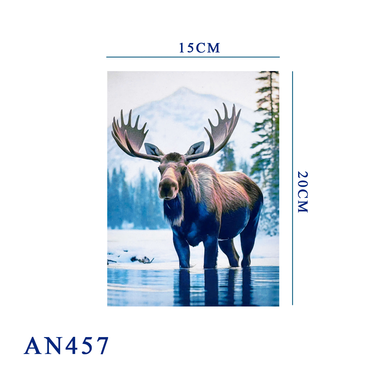 Moose 3D Pop-up Card